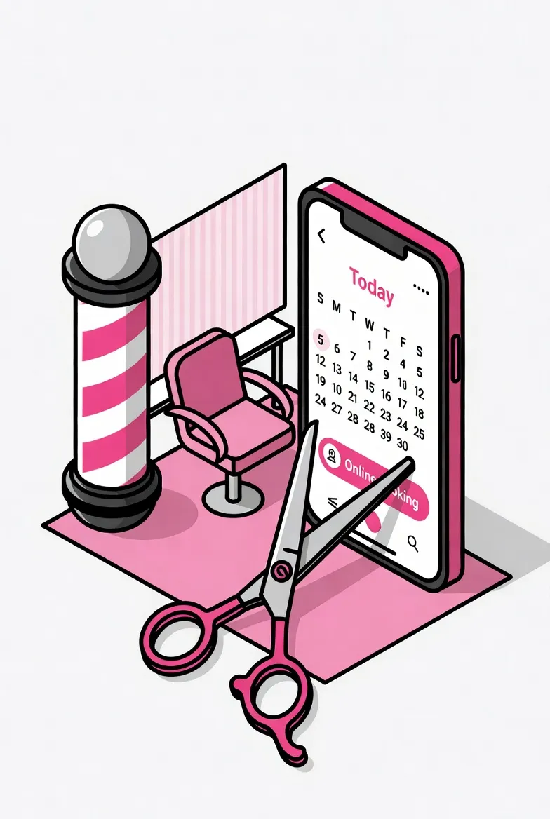 Site web pour coiffeur et salon de beauté : prise de RDV en ligne et image premium